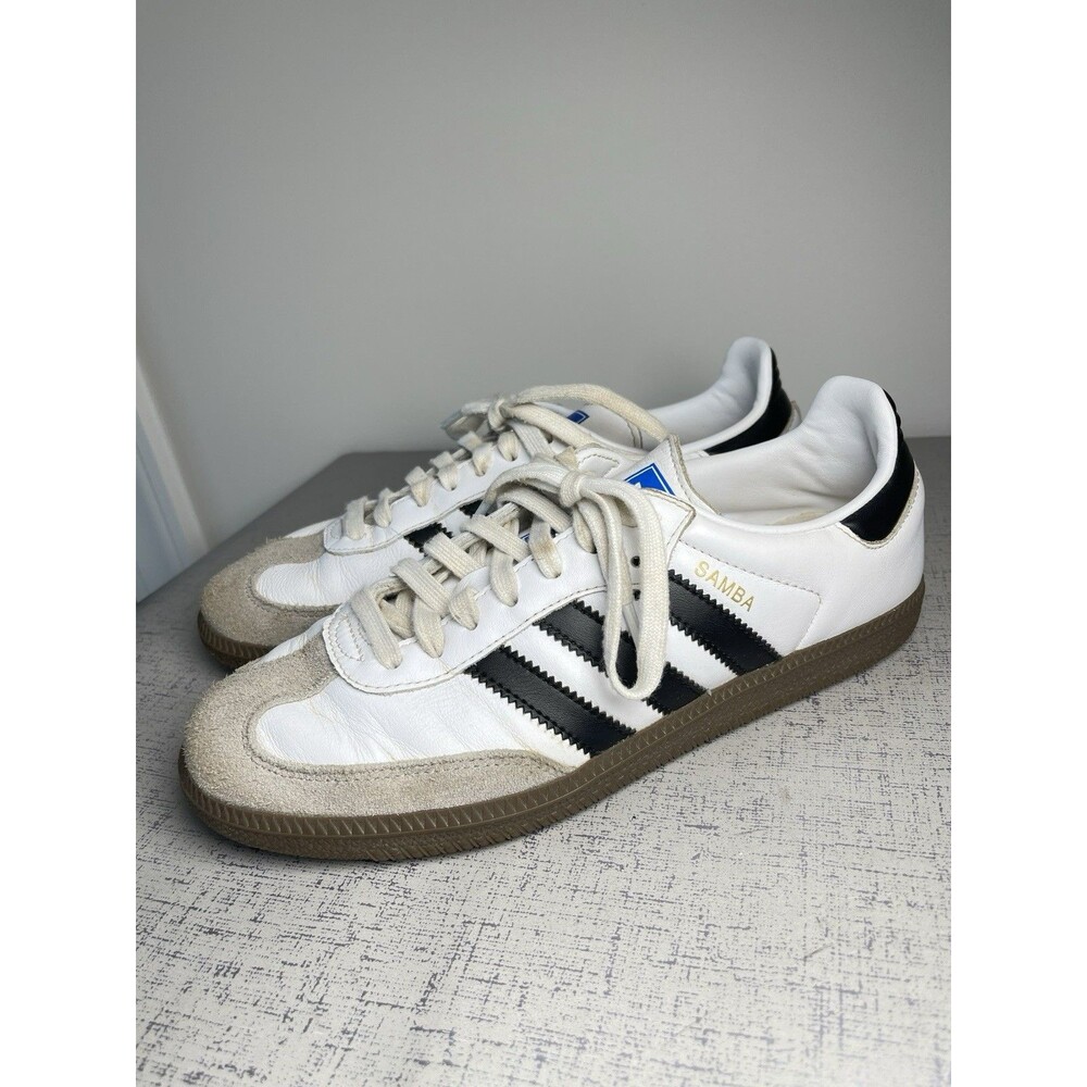 Adidas Samba OG Shoes Sneakers Shoes Mens US 7 White Black Stripes